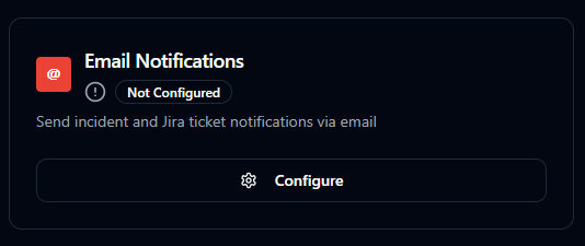 Email Integration Card
